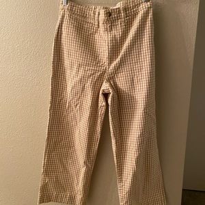 Madewell checkered pants